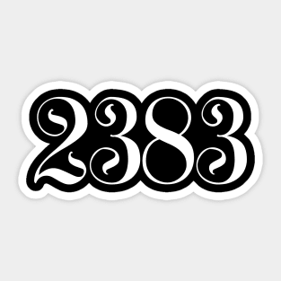 2383 Sticker